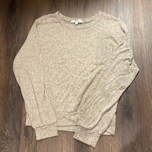 Cream Longsleeve Top, Size S